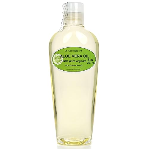 Aceite de áloe vera puro, orgánico, presionado de Dr.Adorable, 8 onzas