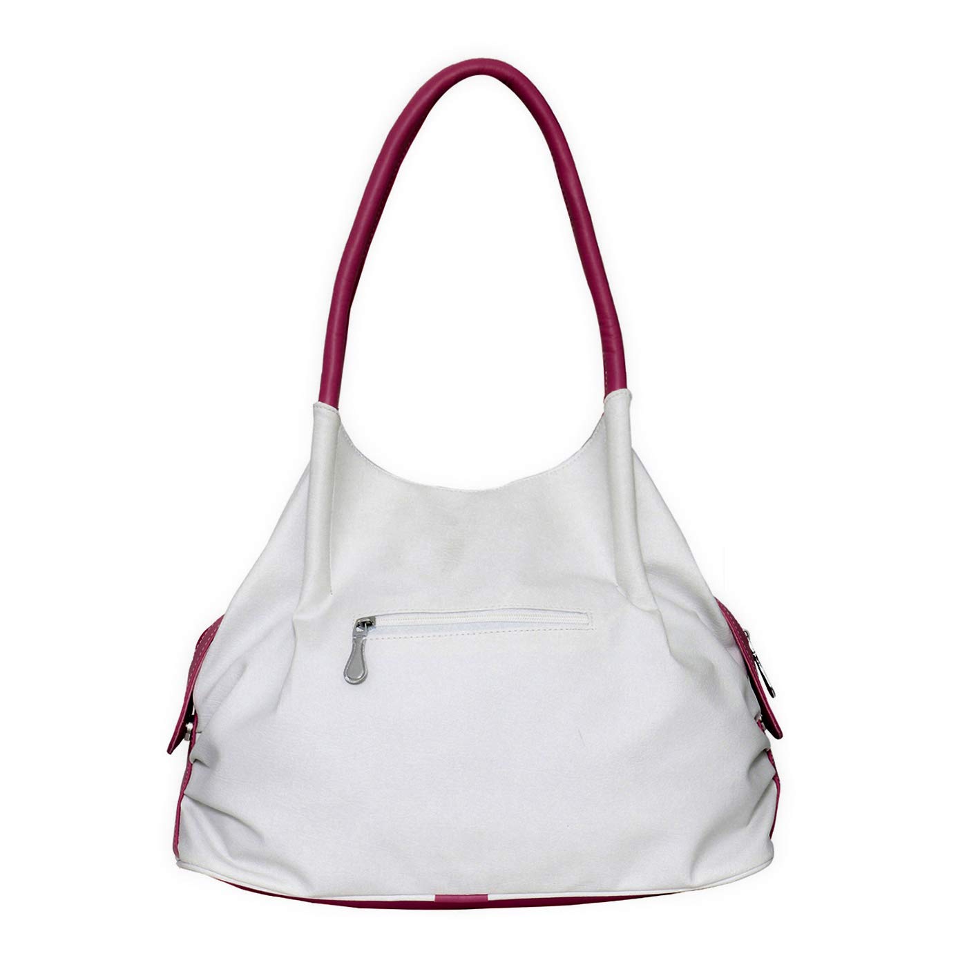 RIGHT CHOICE Women's Handbag (White & Rani) 1