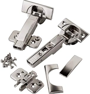 Full Overlay Blum 110 deg. Soft-Close BLUMotion Clip Top Frameless Hinges, Pair