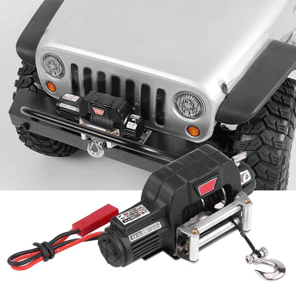 10-Spur-Crawler-Winde, Hochleistungs-Seilwinde für RC-Modellbau, Robuster Kfz-Zubehör-Kontrollsatz for Offroad-Enthusiasten, Geländeabenteuer und Wettbewerbe
