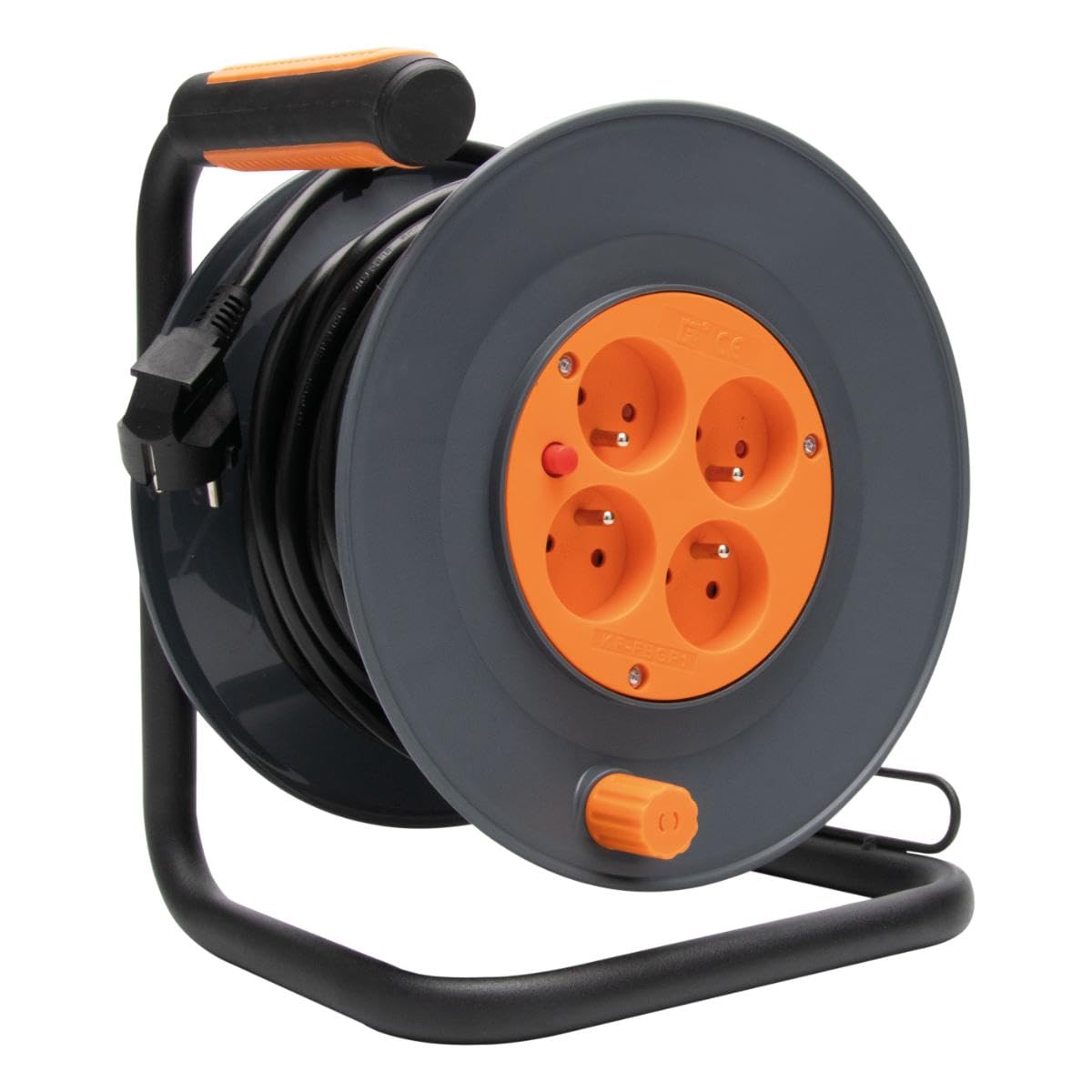 Zenitech - Carrete DIY - 4 tomas 16A - 3G1.5mm² - 25m