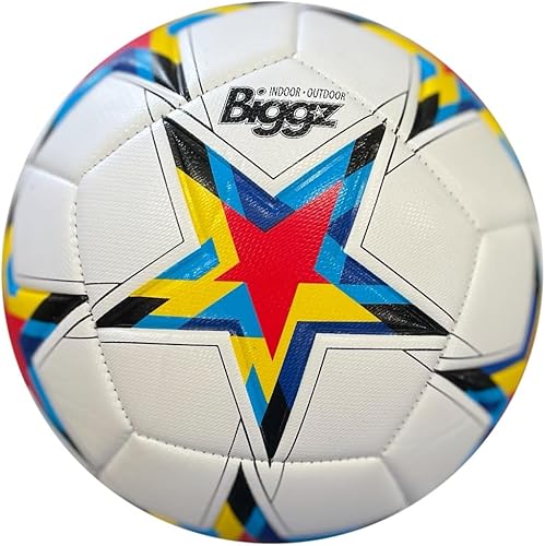 Miniatura 3 de Biggz Molde de alta tecnología Starz Balón de fútbol tamaño 5 con bomba de mano