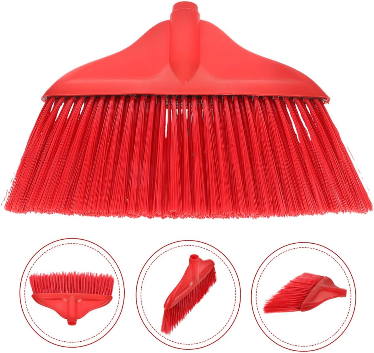 2pcs Home Accessory Broom Head Easy to Clean Versatile for Indoor Outdoor Broom Part Replacement