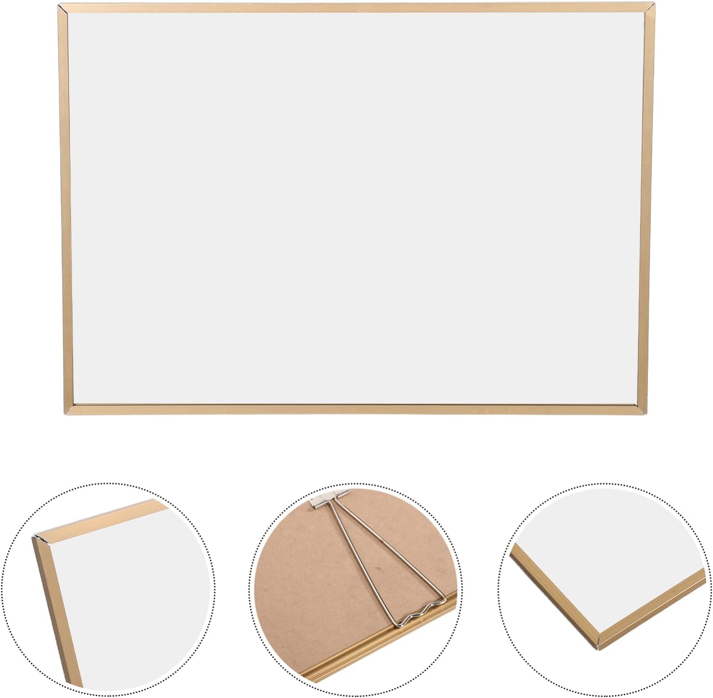 High-Clarity Shoe Fitting Mirror Decorative Aluminum Frame Multi-Functional for Bedroom Retail Salon