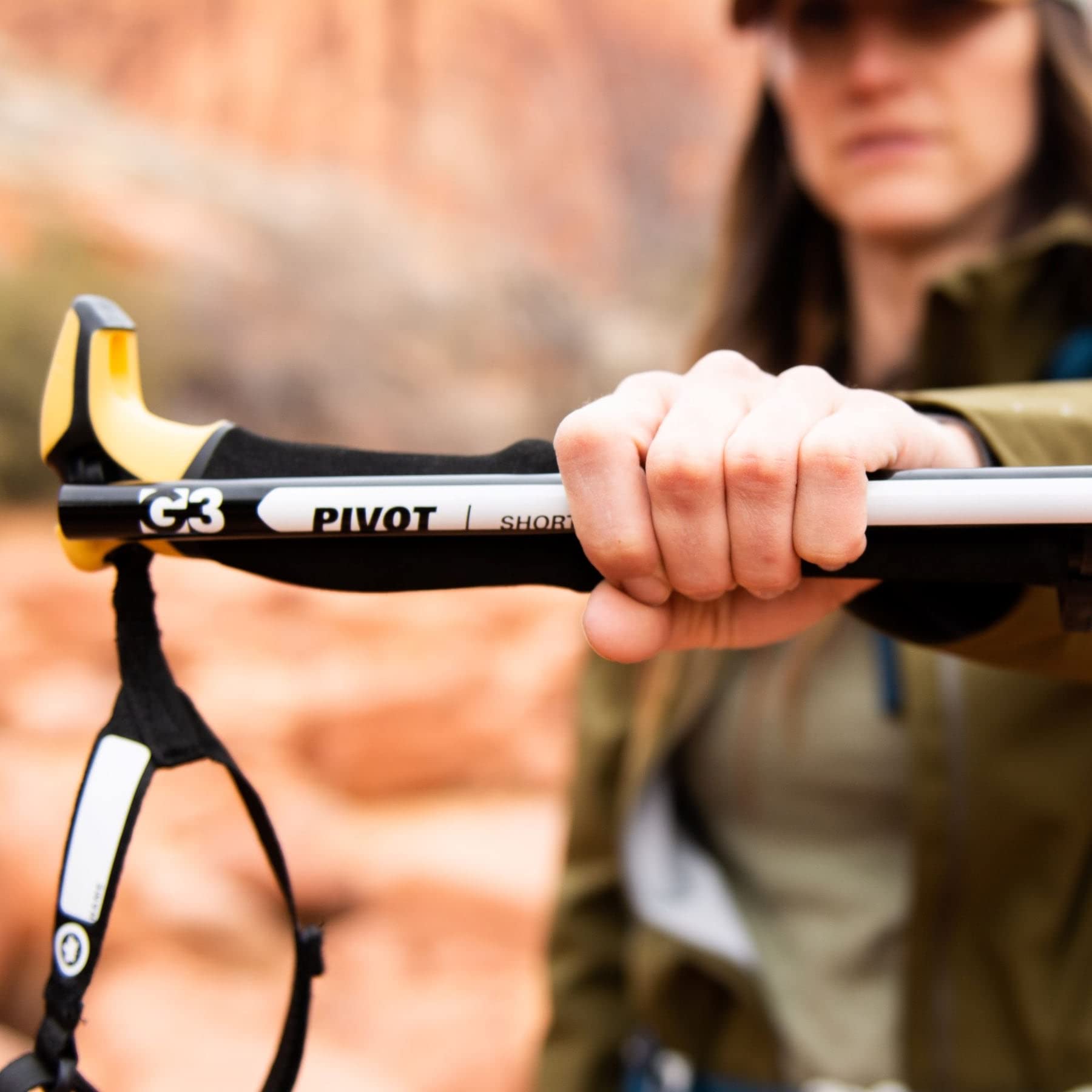 Amazon | G3 純正 ガイドギア ピボット トレッキングポール 丈夫な3