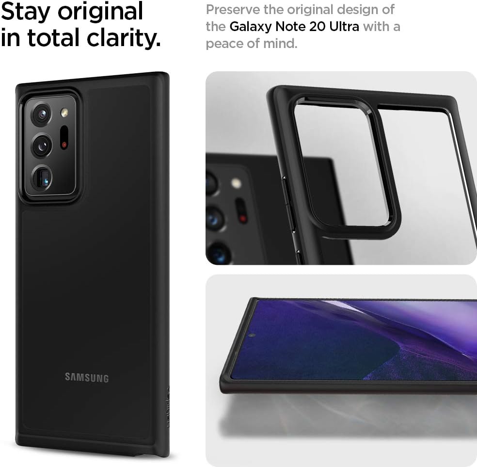 Spigen Ultra Hybrid Designed for Samsung Galaxy Note 20 Ultra 5G Case (2020) - Matte Black
