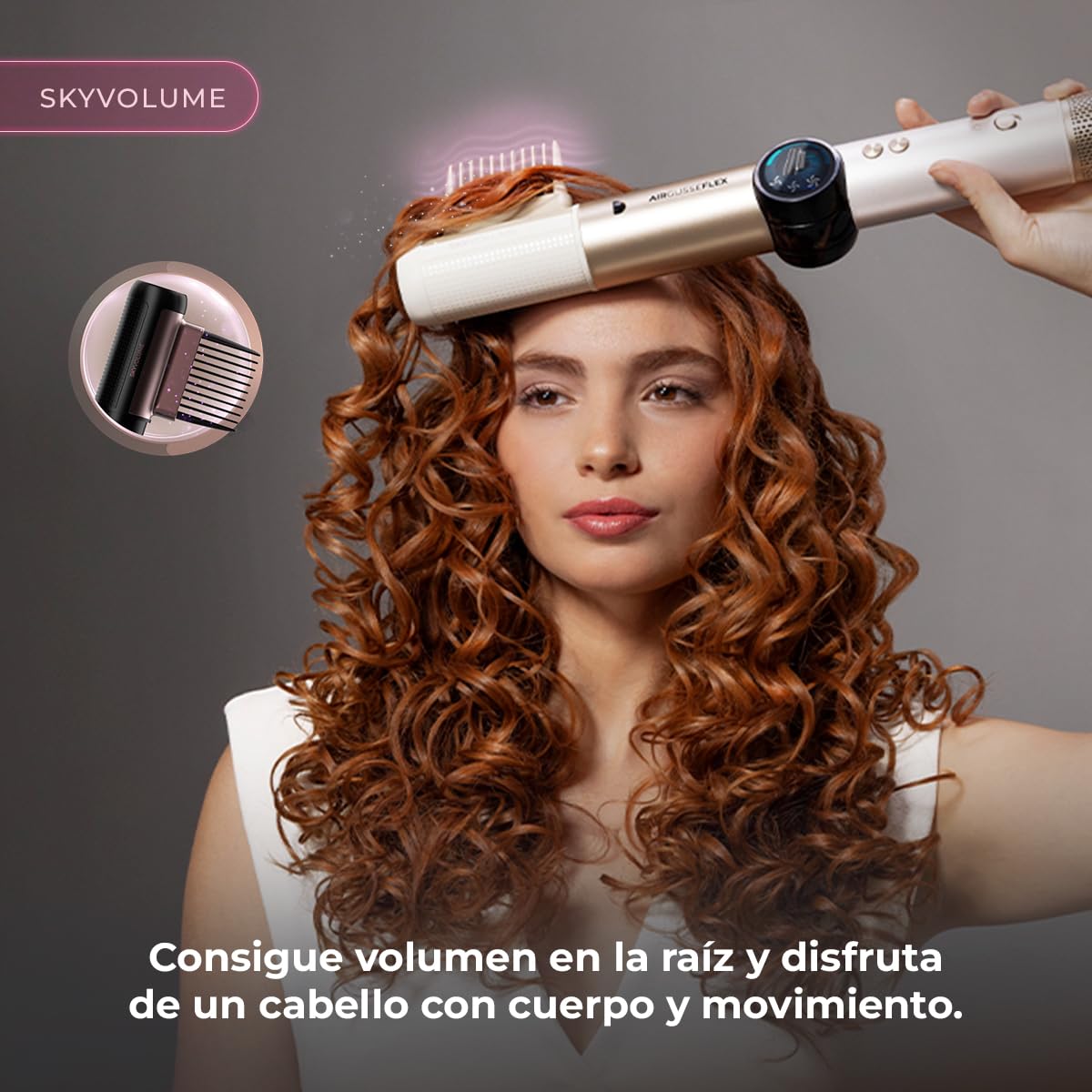 Cecotec AirGlisse 14in1 Flex Cepillo de Aire Moldeador Multifunción 1400W 110000RPM Motor Brushless