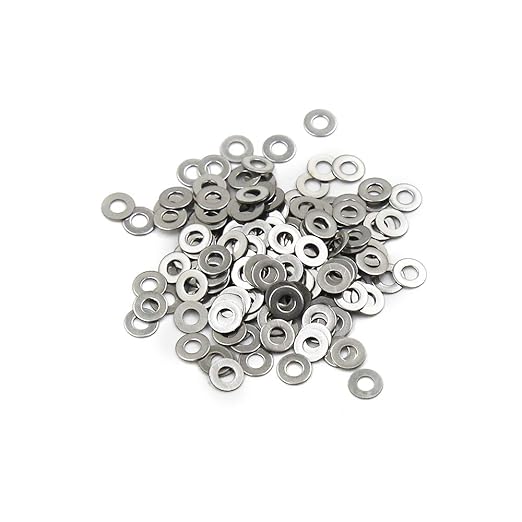 M2 Stainless Steel Flat Washers 200Pcs M2 Stainless Steel Flat Washers 200Pcs