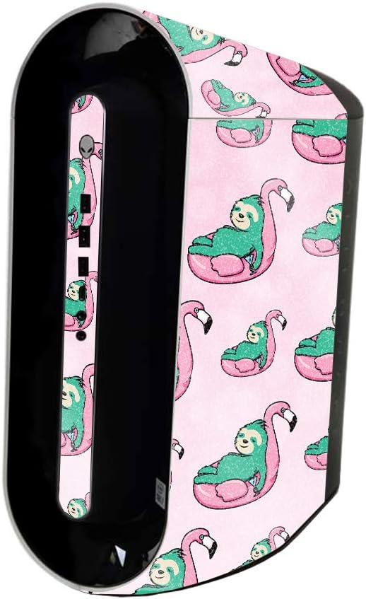MightySkins Glossy Glitter Skin Compatible with Alienware Aurora R11 Gaming Desktop - Sloth Chill | Protective, Durable High-Gloss Glitter Finish | Easy to Apply and Change Styles | Made in The USA