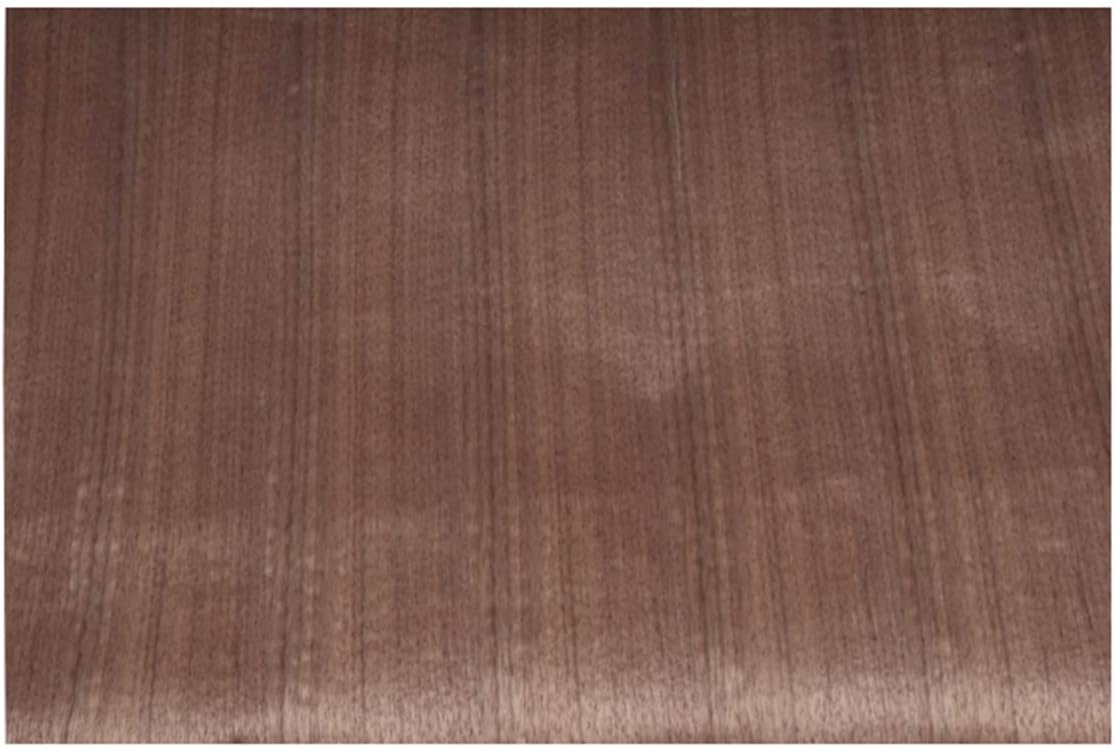 Natural Black Walnut Wood Veneer Sheet(60x250CM) Furniture Restoration Sheets for Speaker Showcase Cabinets Table Shelves Kitchen Furniture Hotel Table Kitchen(Rift Cut,AAA Grade)