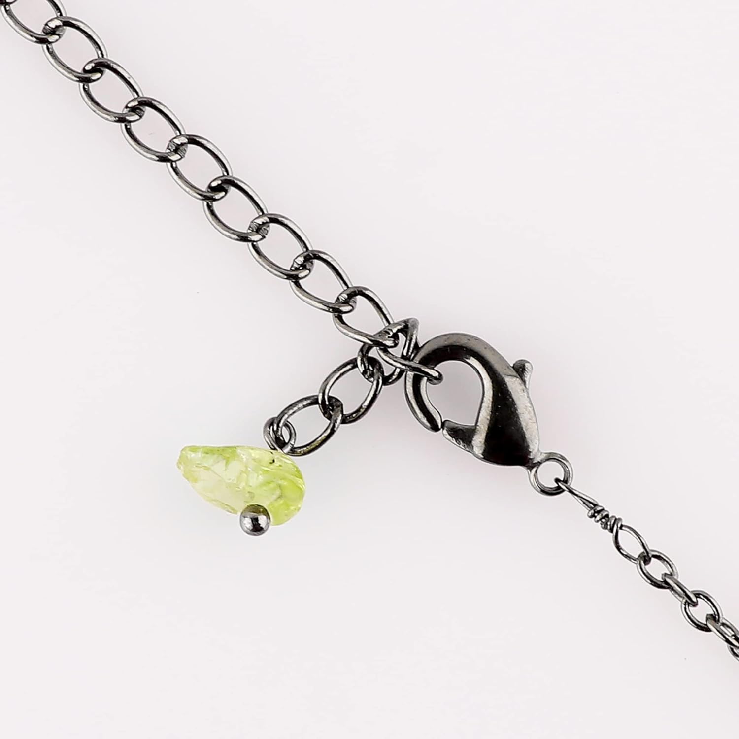 Beads/Chips Necklace for Women | Natural Gemstone Bar Necklace | Adjustable Chain 16+2 Inch | Healing Crystal Gemstone Jewelry - Gift item - Image 4