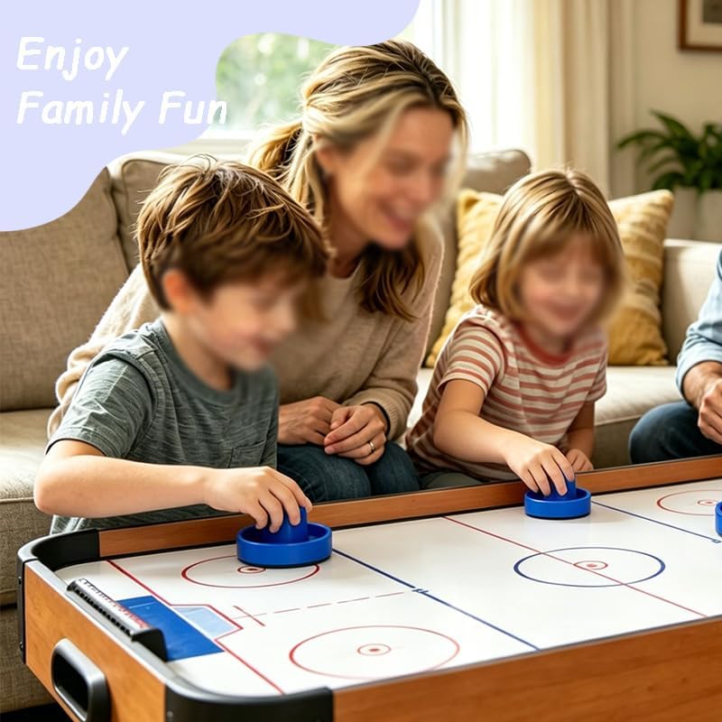 Air Hockey Pucks and Paddles– 60mm Mini Table Hockey Strikers & Replacement Discs for Standard Game Tables image 3