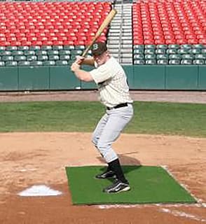 Cimarron Nylon Stance 4'x6' Batting and Pitching Mats in Green