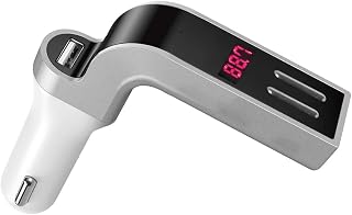 Hytech HY-XCB75 5V 2.1A Led Ekran USB+TF Desteği Gri Bluetooth Fm Transmitter