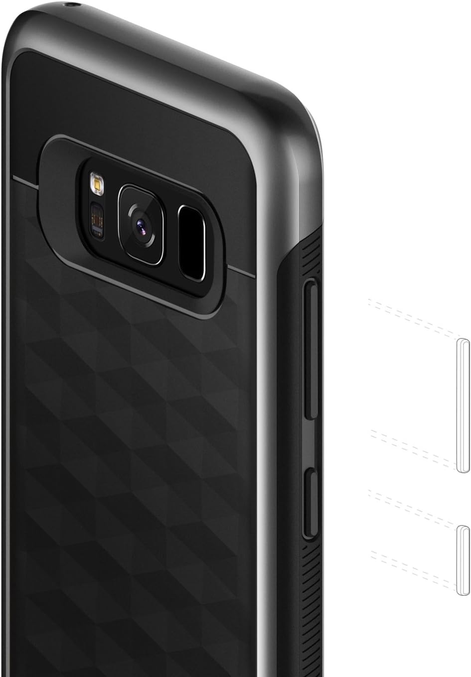 Caseology Parallax for Samsung Galaxy S8 Case (2017) - Black