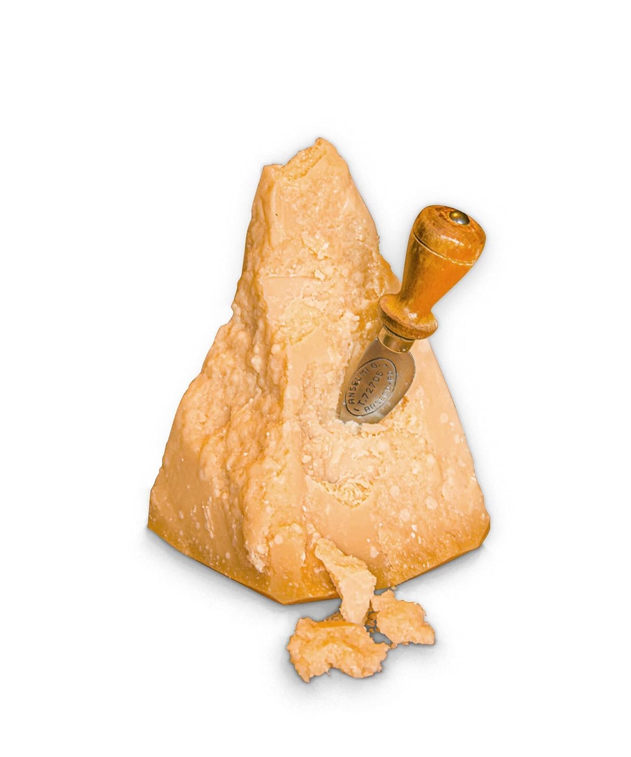 mind. 48 Monate Reifung Parmigiano Reggiano DOP Parmesan Hartkäse 500gr am Stück Parmesan "Stravecchio"