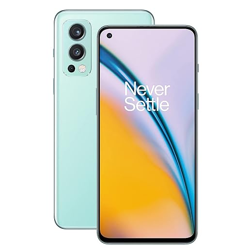 OnePlus Nord 2 5 G - 8 GB di RAM + 128 GB di spazio di archiviazione, smartphone senza scheda SIM con tripla fotocamera e Warp Charge 65 W, garanzia 2 anni - Grey Sierra [Versione FR]