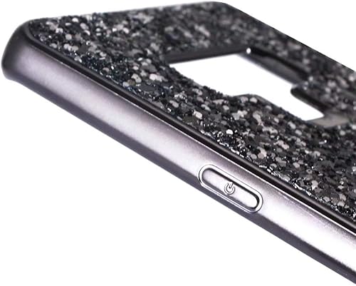 Miniatura 3 de Funda para Galaxy Note 9, diseño de diamantes de imitación brillantes de cuerpo completo, delgado, galvanizado, TPU amortiguador, funda protectora