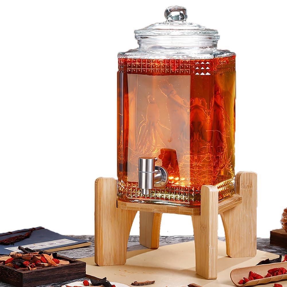 Zusammenklappbarer Getränkespender 3,5L/5,5L/7,5L Mit Wasserhahn - Kühlschrank-Wasserspender Für Camping & Partys