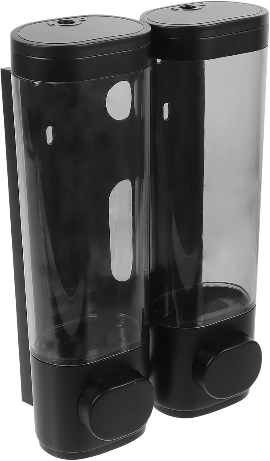 Mobestech Wall-Mounted Shower Gel Dispenser Press-Free Soap Dispenser Set Bathroom Shampoo