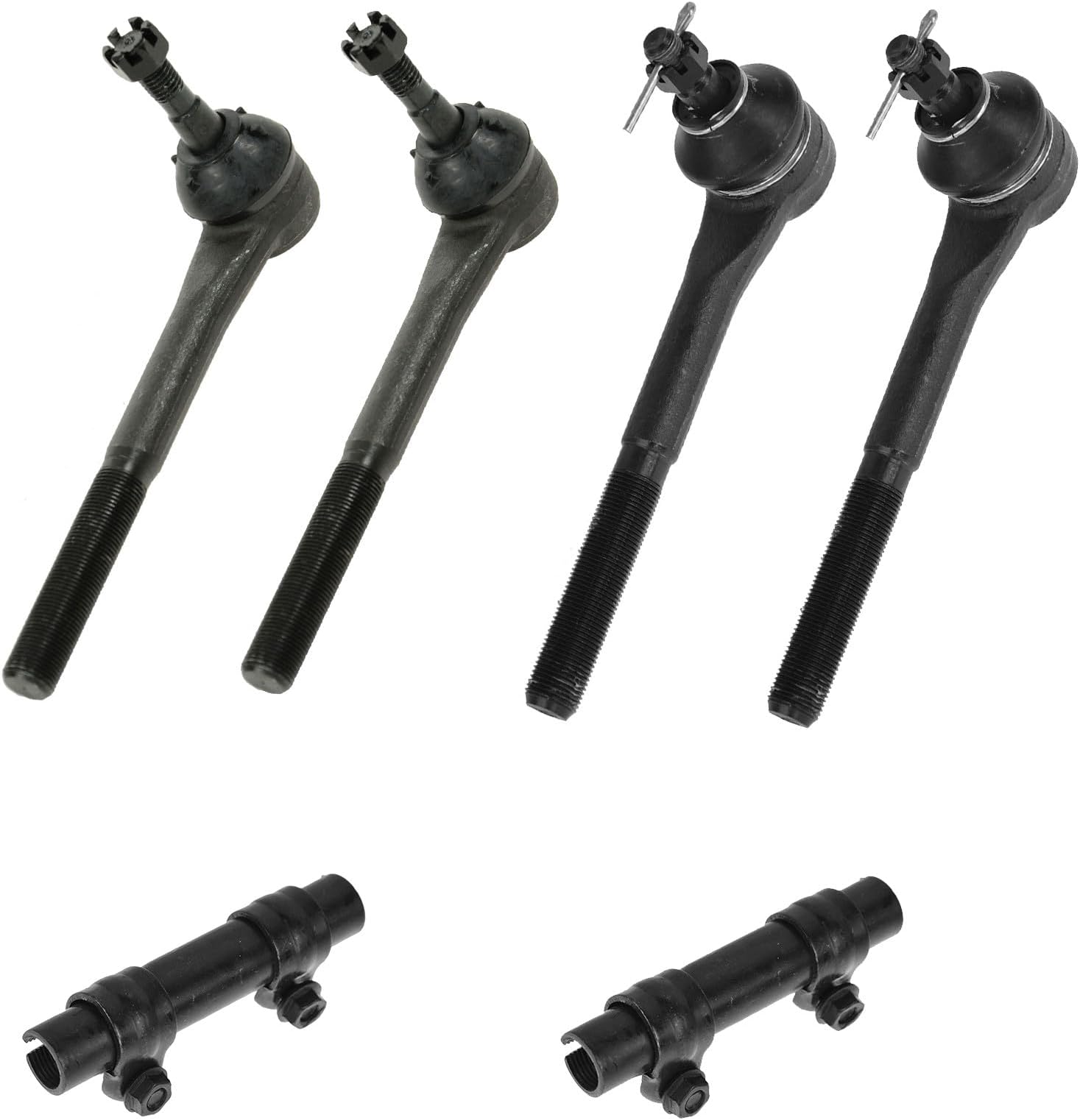 TRQ Tie Rod & Adjusting Sleeve Kit Set of 6 Inner Outer Left Right for Chevy GMC