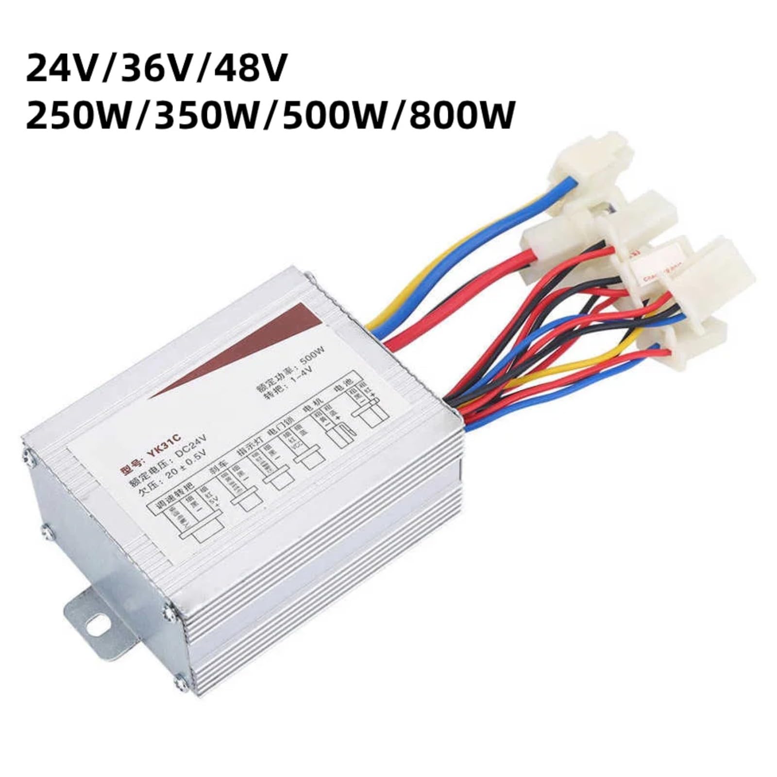 1PCS Controlador de motor con escobillas 24V 36V 48V 250W 350W 500W 800W