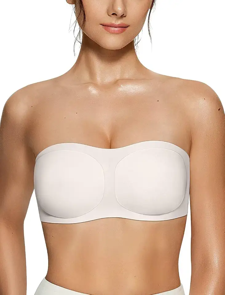Vertvie Strapless Jelly Seamless Wireless