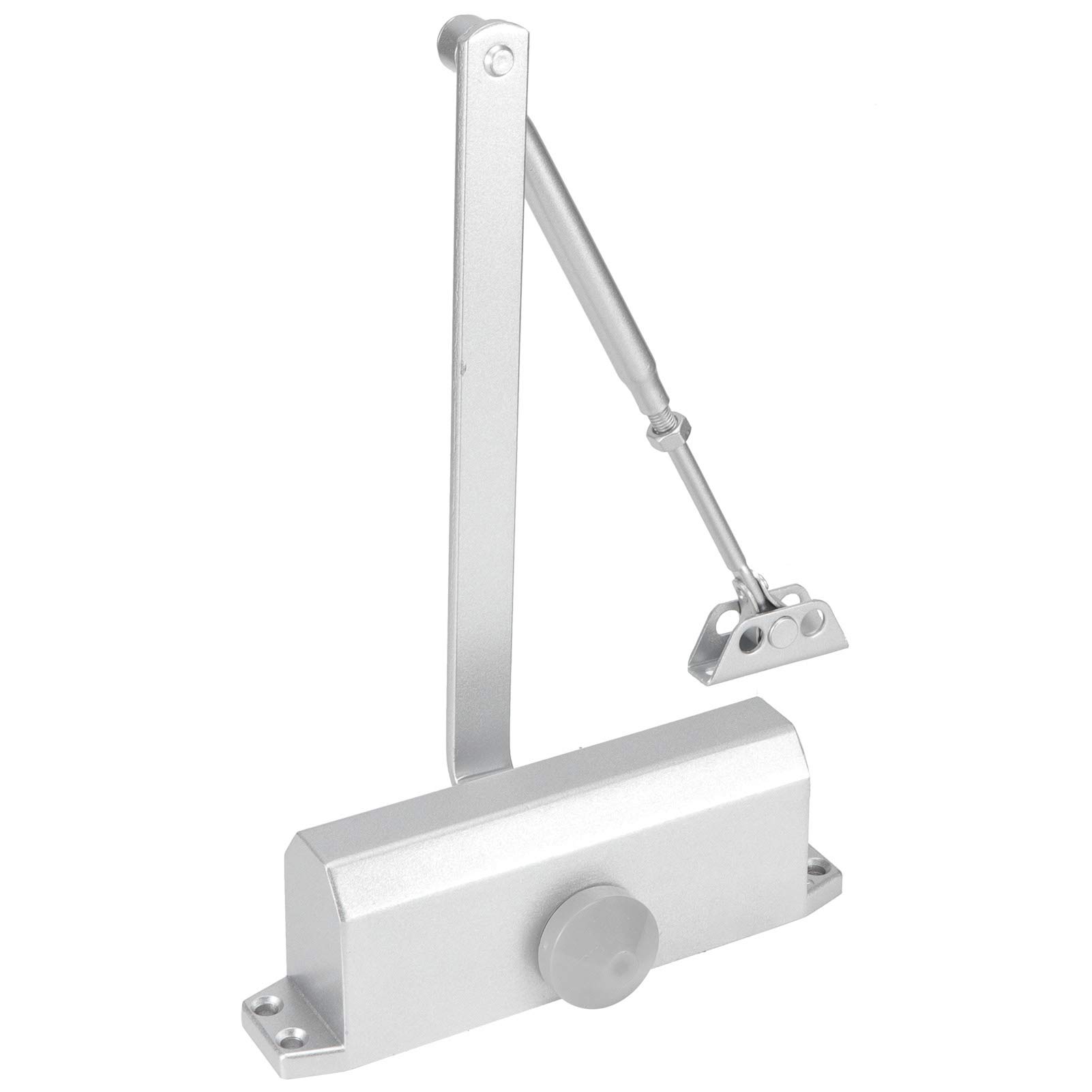 Generic Wytrzymały Hydrauliczny Ogranicznik Drzwi z Regulowanym Wysięgnikiem Teleskopowym do 180 Stopni, Idealny do Drzwi Metalowych/drewnianych (062 łożysko 85 KG)