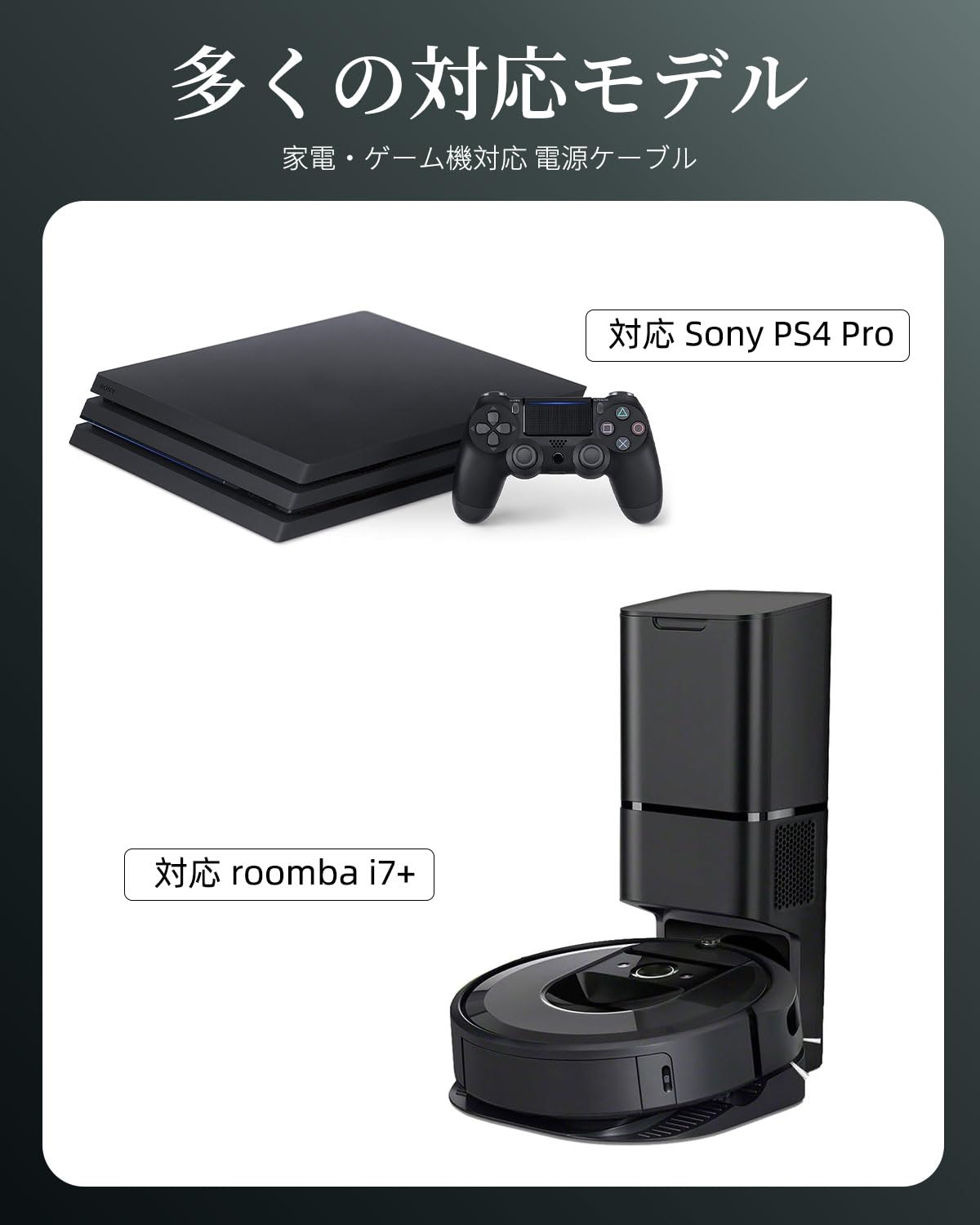 Amazon.co.jp: Superer 2ピン AC充電ケーブル Sony互換用 PlayStation 