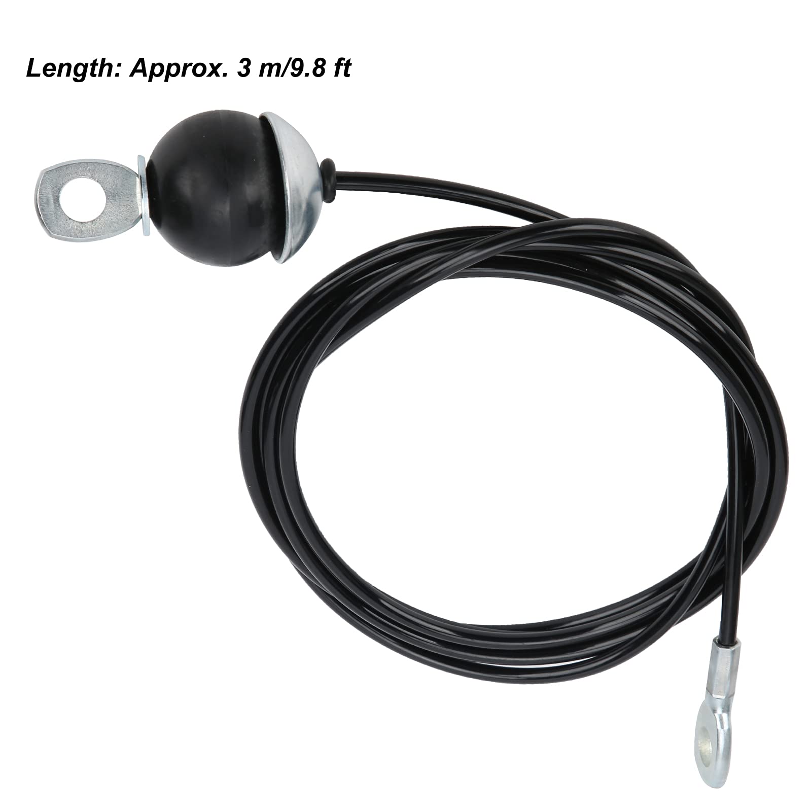 WBTY Gym Cable, Wire Rope, Fitness Pulley, Steel Wire Rope for Home Fitness Fitness Pulley System (3 Metres)