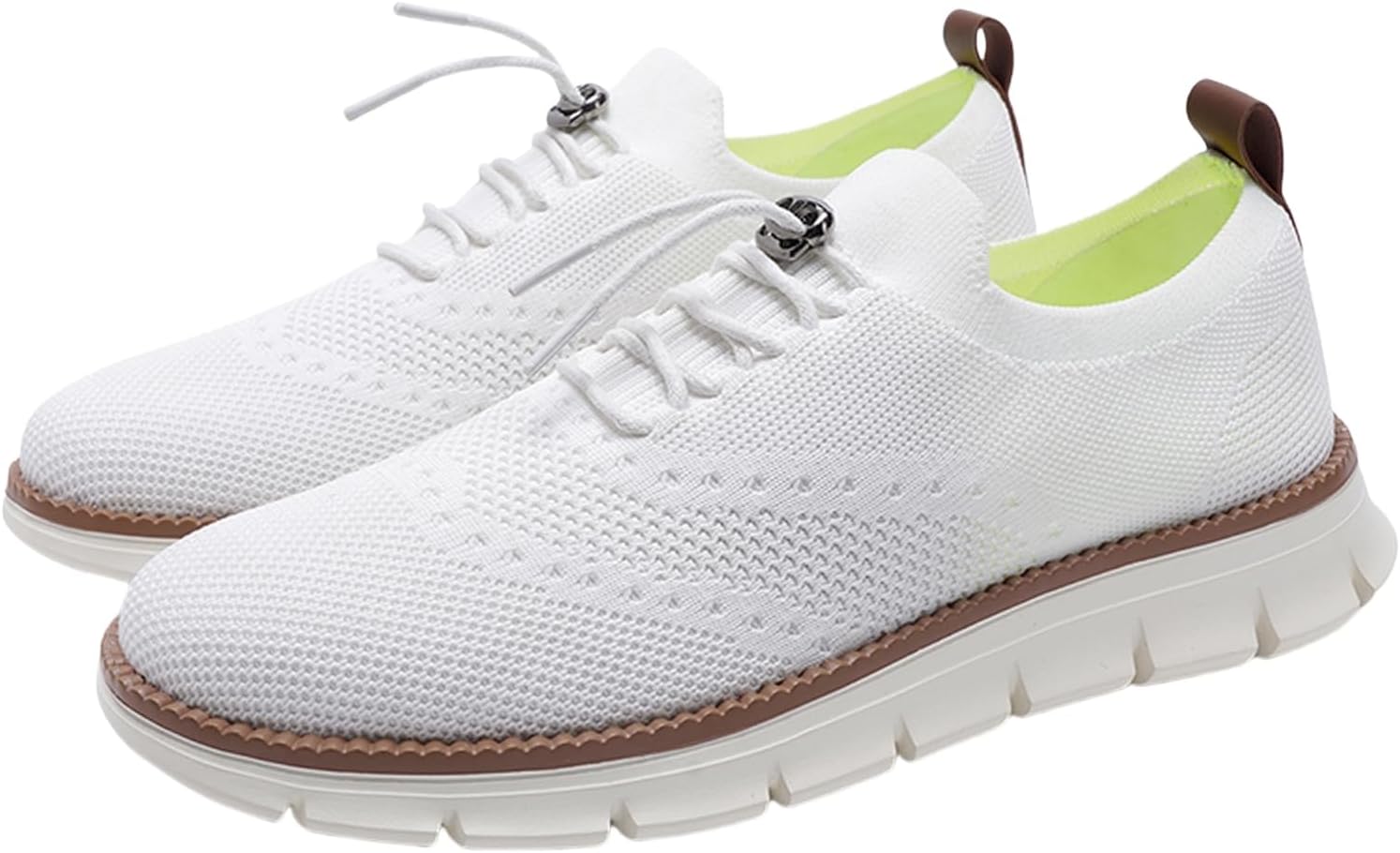 Men's Casual Dress Shoes Mesh Breathable Loafers Oxford Shoes Business Tennis Comfortable Lightweight Walking Sneakers Slip-On Flat Shoe Footwear - Image 2