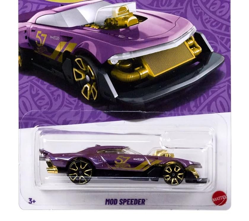 Image of 1:64 HW Mod Speeder Pearl & Chrome Series Original HW Die-Cast Vehicle (Multicolor)