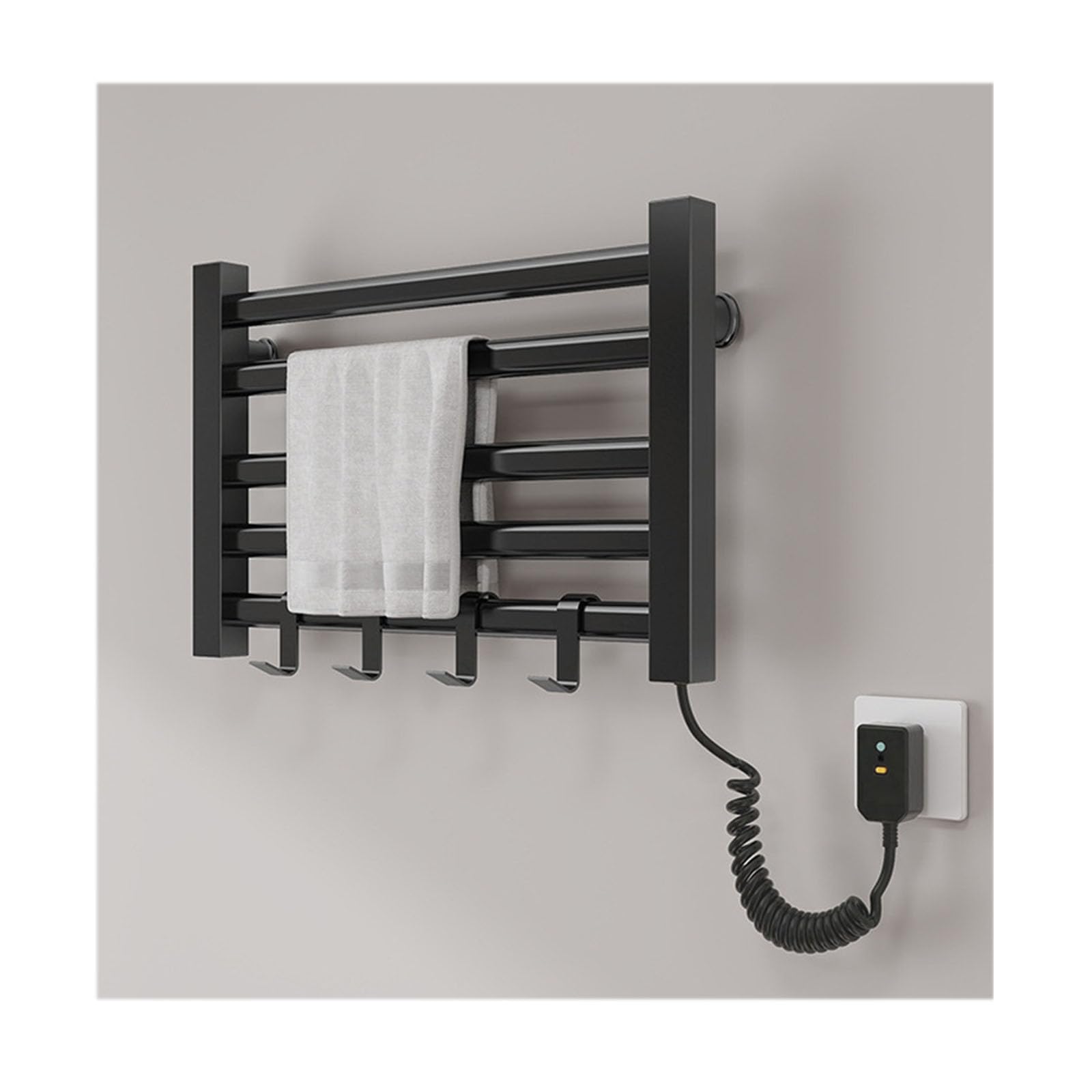 Porte-serviettes chauffant compact pour des matins doux et chaleureux