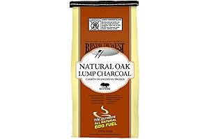 Best of the West Premium Hardwood Lump Charcoal for Grilling