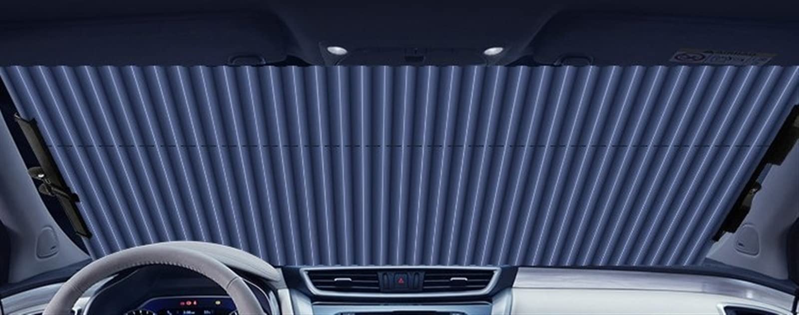 Oscuranti Parasole Parabrezza per auto Tenda parasole Anteriore Lunotto posteriore Protezione parasole Protezione parasole automatica Tendine Parasole Auto (Misurare : 70 cm)
