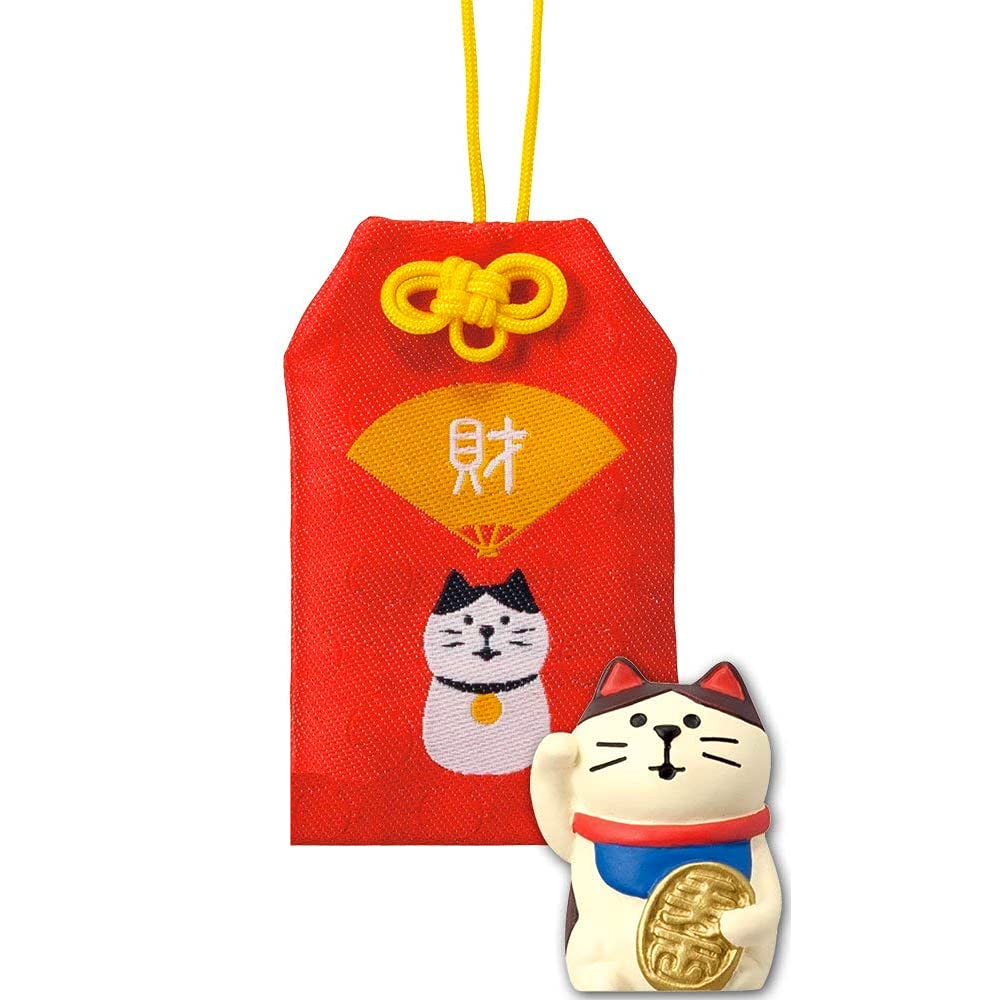 Amazon.co.jp: デコレ(Decole) デザイン小物 金運守 おまもり袋:50×10