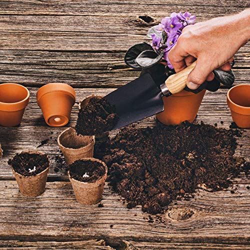 Zoutog 3'' Peat Pots, 100 Pack Round Plant Starter Pots Seedling Trays, Bonus 100 Plant Labels #TOP4