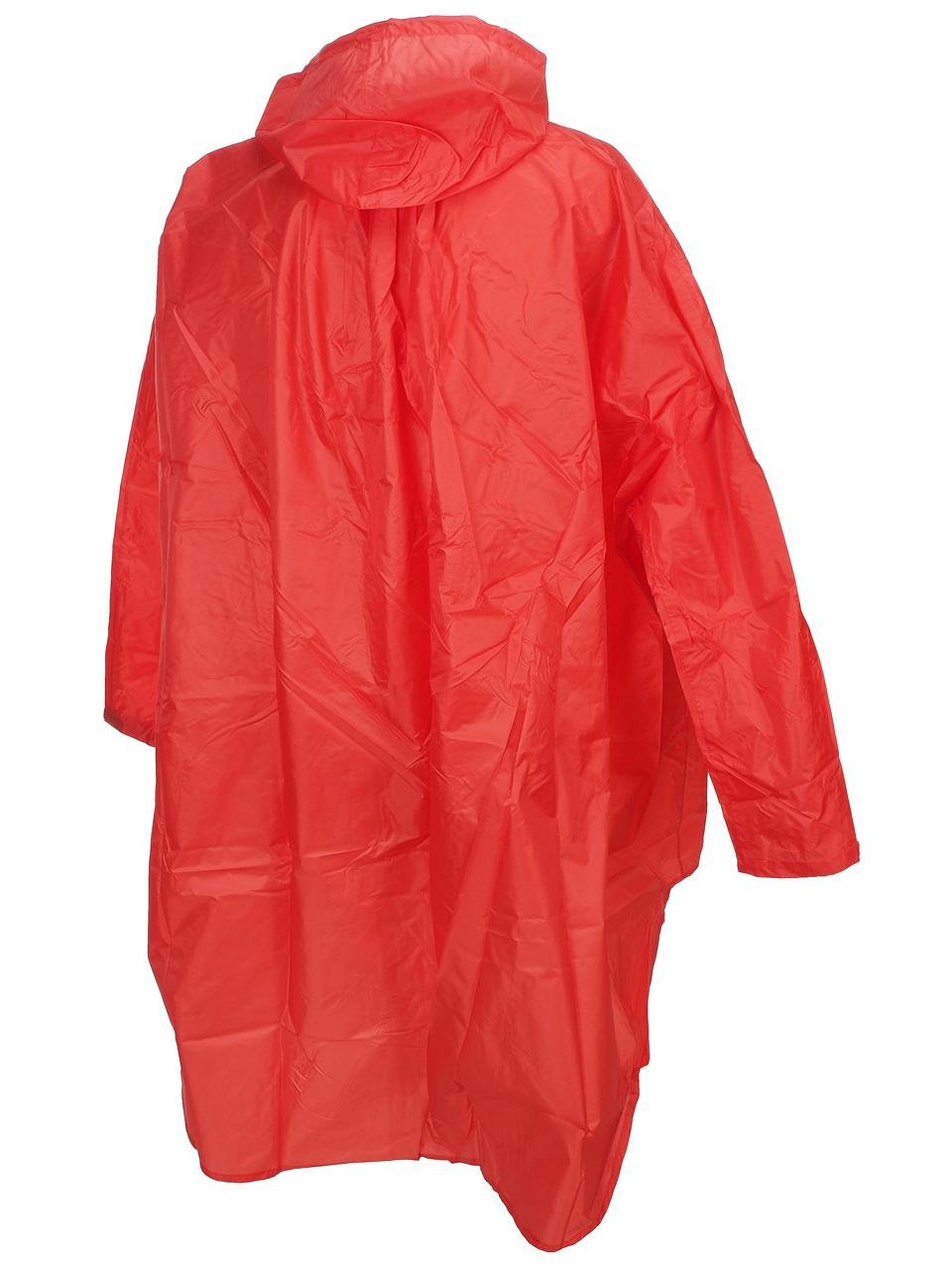 Elementerre - Pelerin Rouge Poncho - Poncho Cape de Pluie - Rouge - Taille L/XL