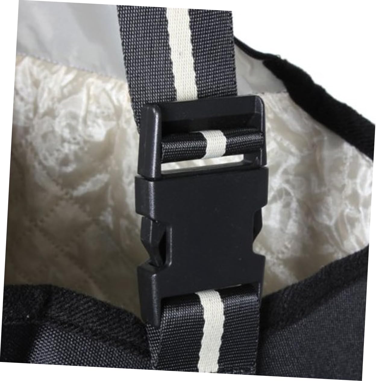 TOBBOMEY Puppy Carrier Sling Bag Oxford Cloth Pet Dog Cat Carrier Bag Washable Size Nylon Head Outside Safe Hook Adjustable Strap for Small Pets