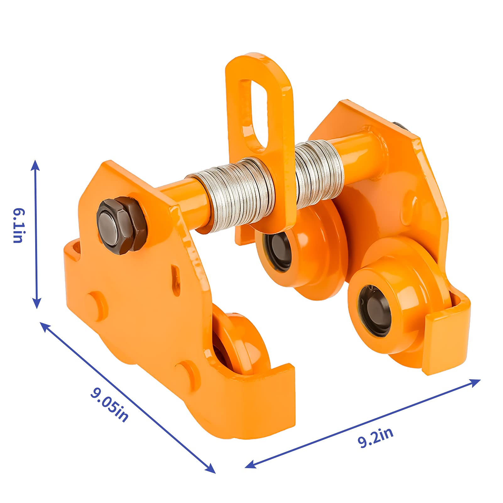 Buy Beam Trolley, 1 Ton Pull Capacity Adjustable Stainless Steel Push