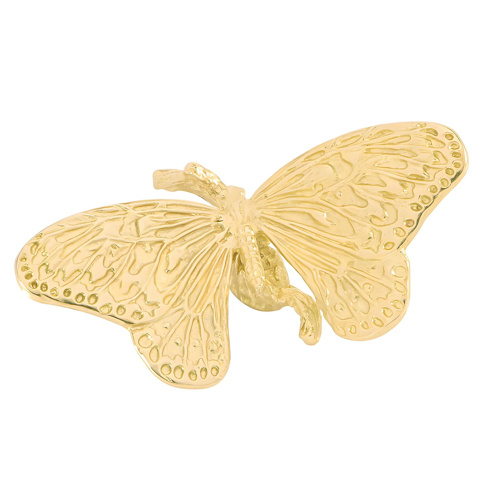 Kaeltsyn Primary Color Metal Butterfly Drawer Handles Decorative Furniture Pulls Dresser Knobs For Modern Furniture Wardrobes & Nightstands Bronze Butterfly Drawer Pull