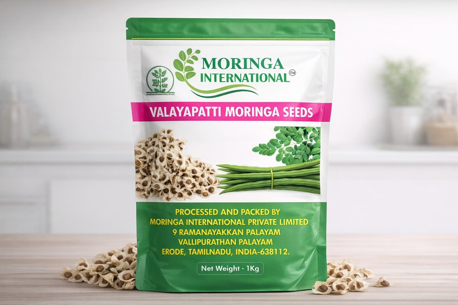 VALAYAPATTI MORINGA SEEDS 1 KG Pack - MORINGA INTERNATIONAL-image-29