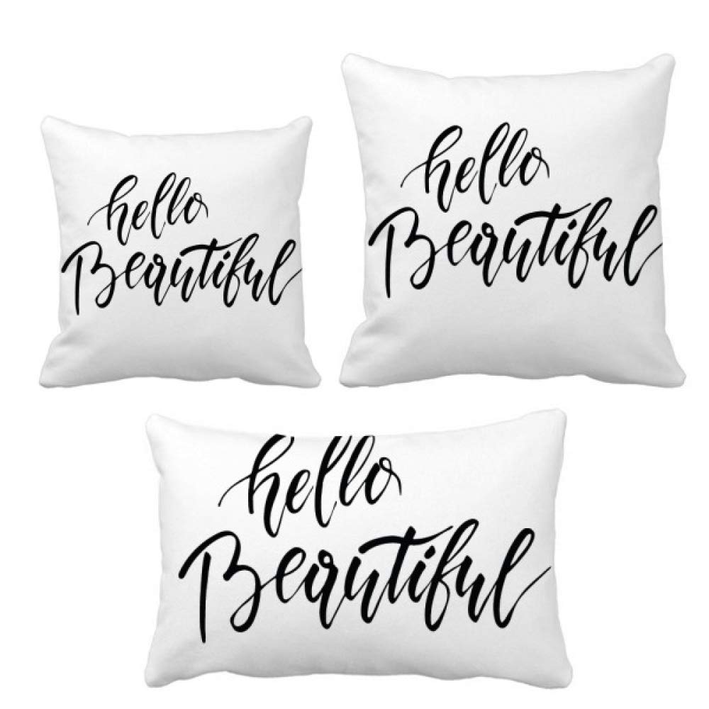 Coussins de la main bonjour belle cite pour soulager le dos et decorer votre sofa d'accueil