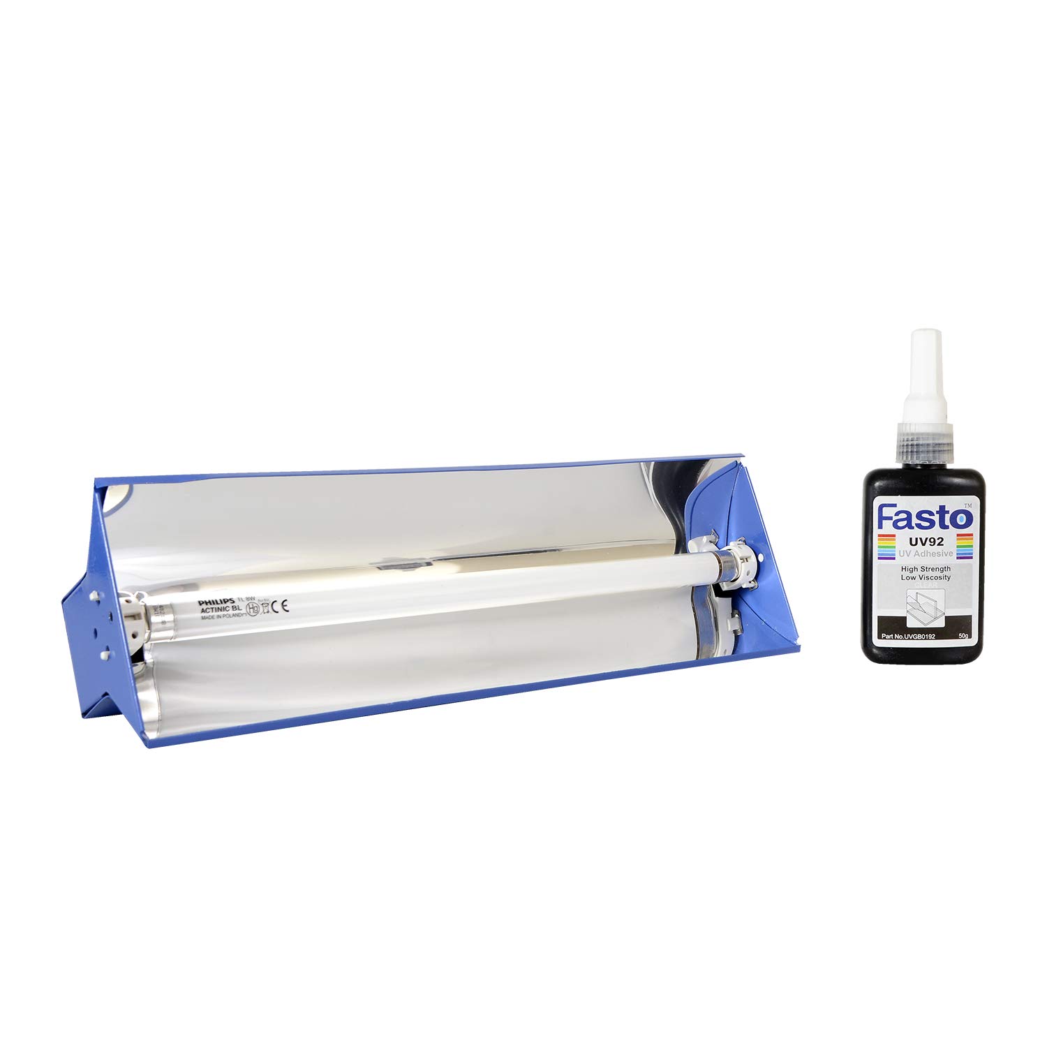 Fastoadhesives Fasto Adhesives UV92 50gm X 1no, Fasto UV Light X1 no. for curing UV Adhesive