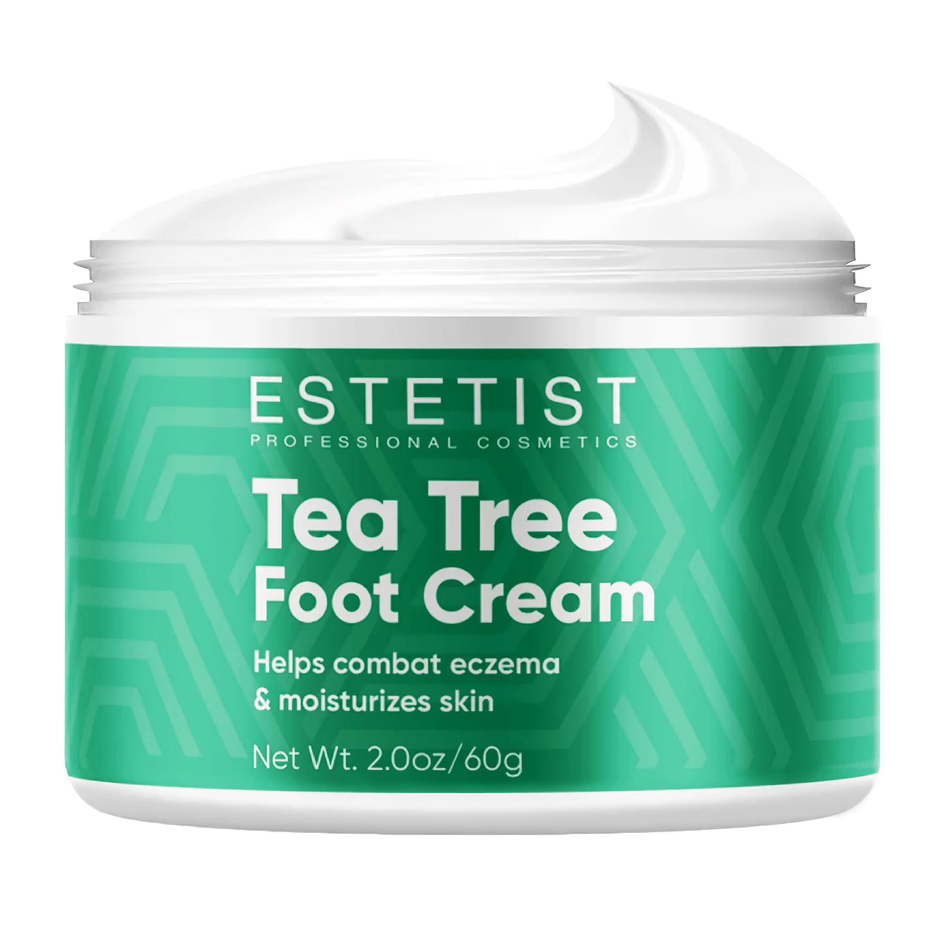 ESTETIST Tea Tree Oil Foot Cream for Dry Cracked Skin, Heel and Athletes Foot - Helps with Scaly, Jock Itch and Itchy Skin - Foot Cream and Skin Moisturizer - Foot Cream
