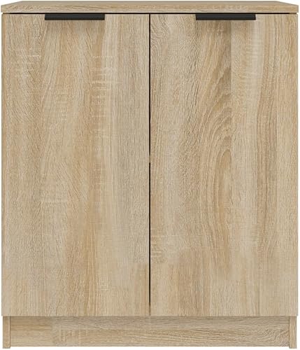 Miniatura 3 de GOLINPEILO Aparador con 2 puertas Sonoma Oak 236 x 118 x 276 pulgadas aparador de bufé Credenza para almacenamiento mesa de consola de gabinete de