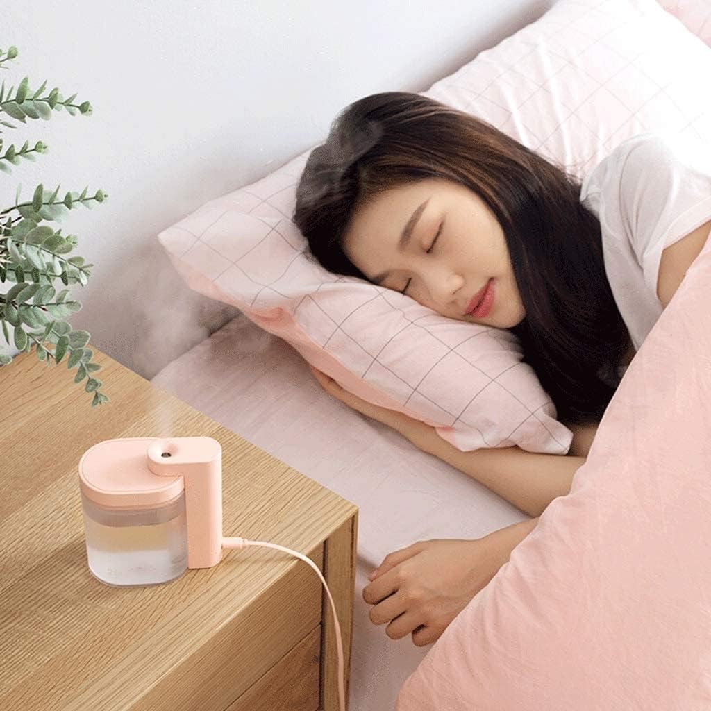 Humidifiers Portable Mini USB Humidifier, 260ml Ultrasonic Cold Fog Station Personal Air Humidifier, Water Spray, Silent, Automatic Shutdown, Adjustable Spray Mode, Suitable For Travel And Fami