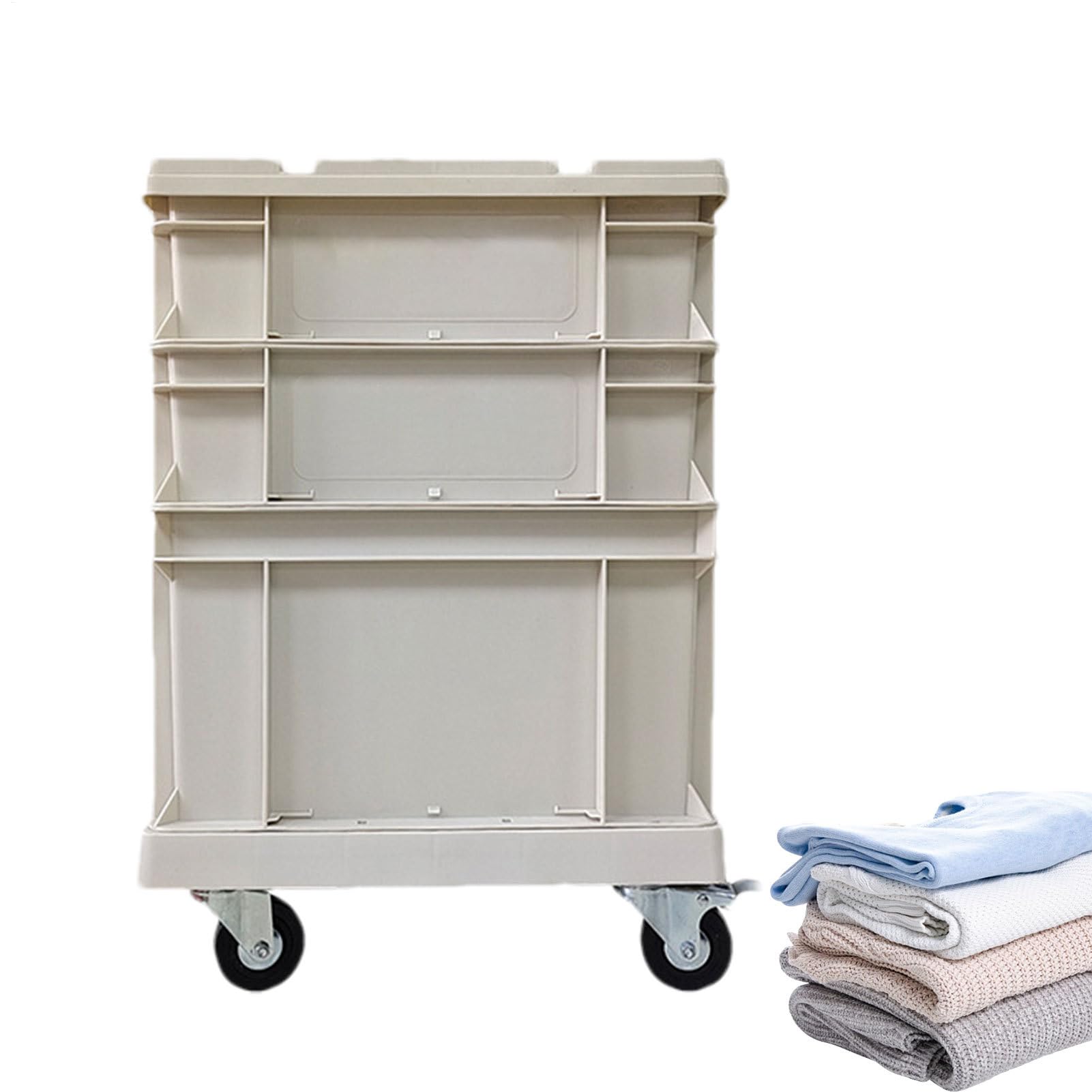 Contenitori Con Ruote Per Casa Stile Industriale Grandi Impilabili | Contenitore Mobile Per Deposito E Fioriera Per Traslochi Imballaggio Garage Seminterrato Soffitta
