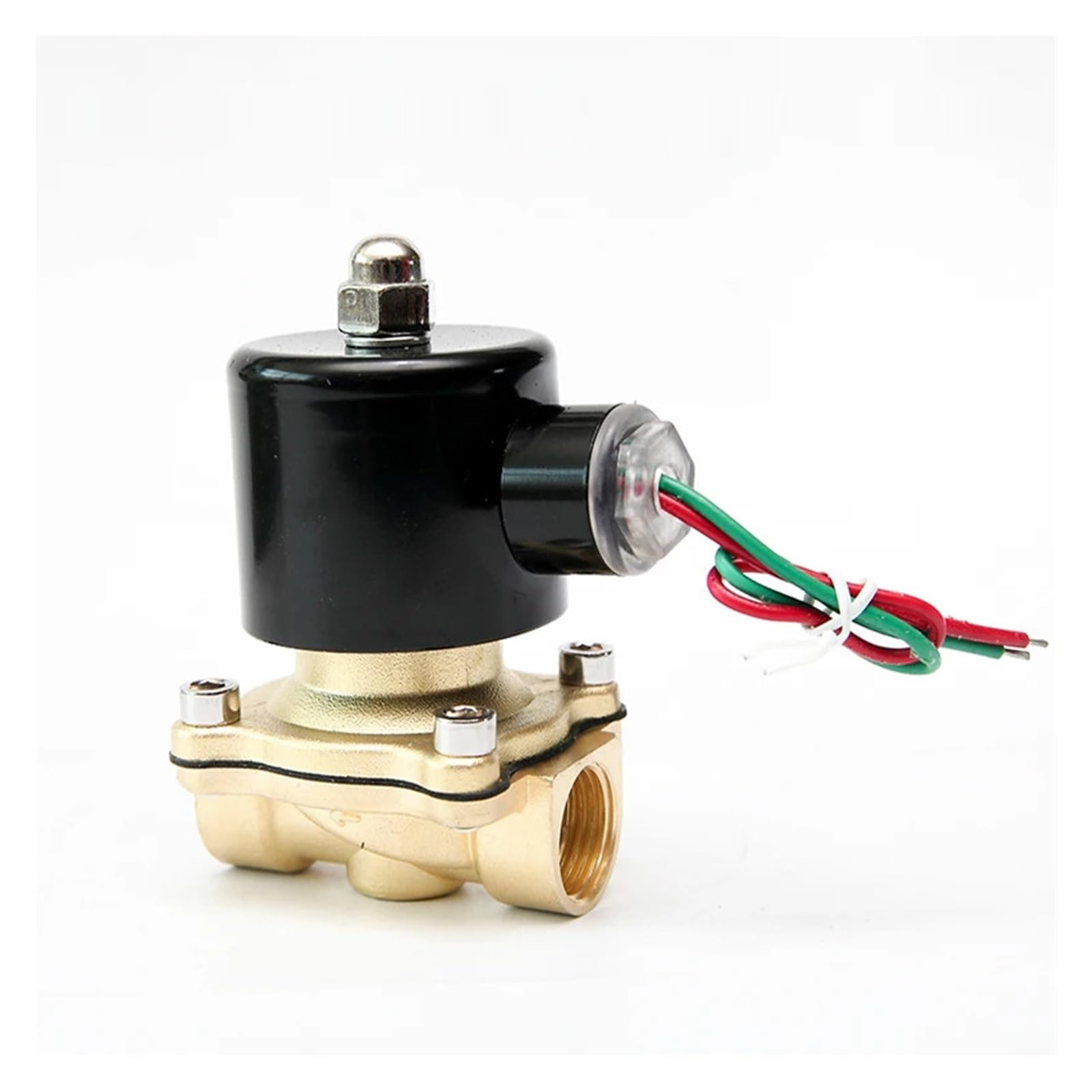 Électrovanne en laiton DN20 3/4 pouces pour eau air huile normal fermée