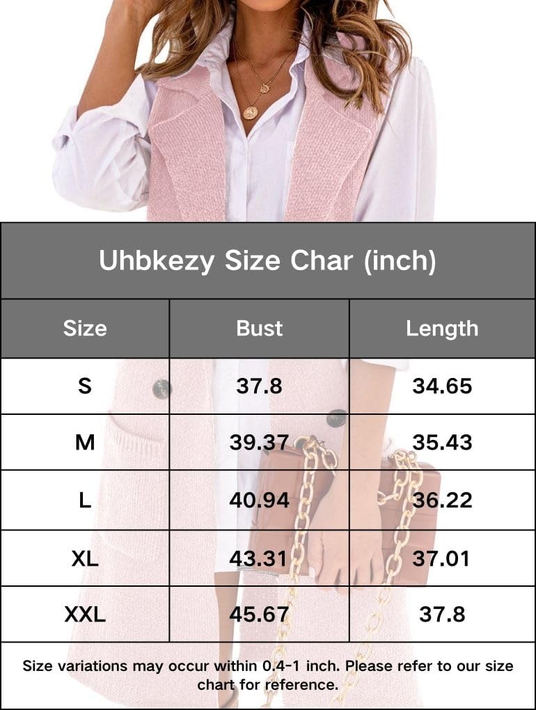 Womens Long Sweater Vest Sleeveless Fall Winter Cardigan Jackets Outerwear Vests - Image 5